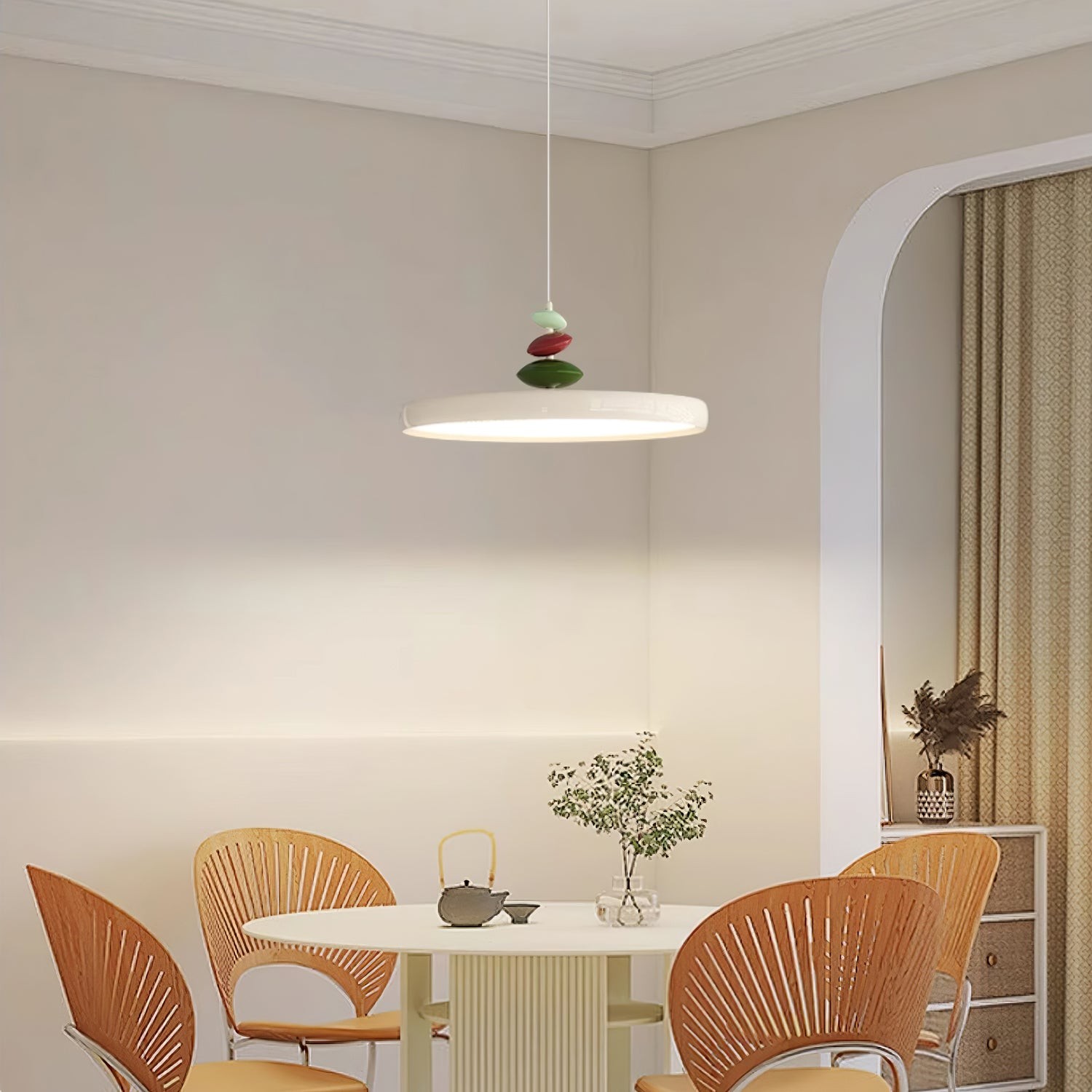 Nordic UFO Kleurrijke LED Hanglamp HL822