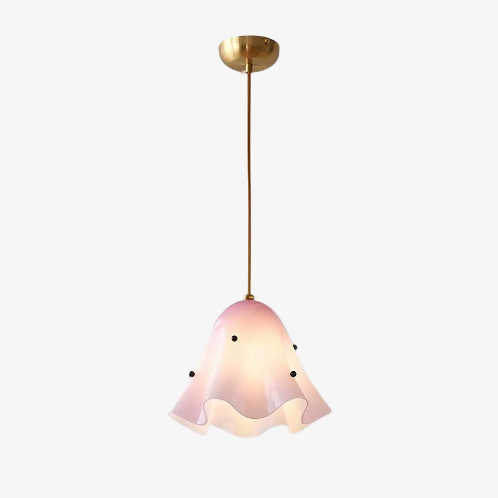 Bellina Artistieke Glazen Hanglamp - Moderne Bloei Geïnspireerde Hangende Plafondlamp HL1641
