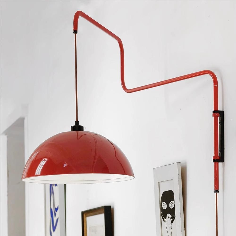 Moderne komvormige opvouwbare intrekbare wandlamp HL169
