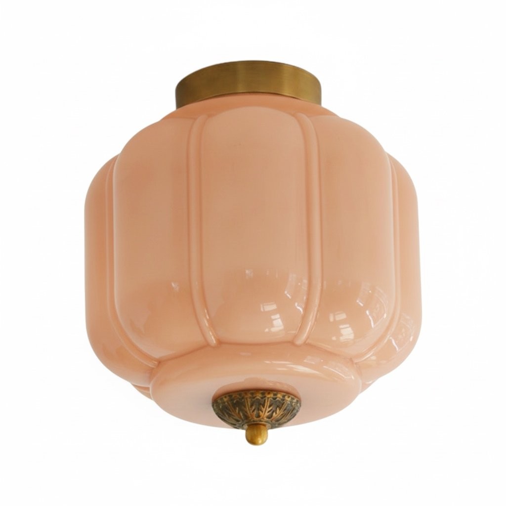 Vintage Eloise melkglas plafondlamp - Vintage Charm Soft Glow HL1650