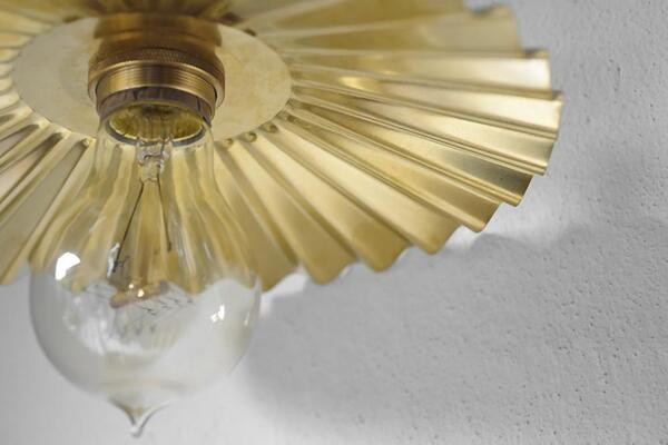 Koperen paraplu hanglamp