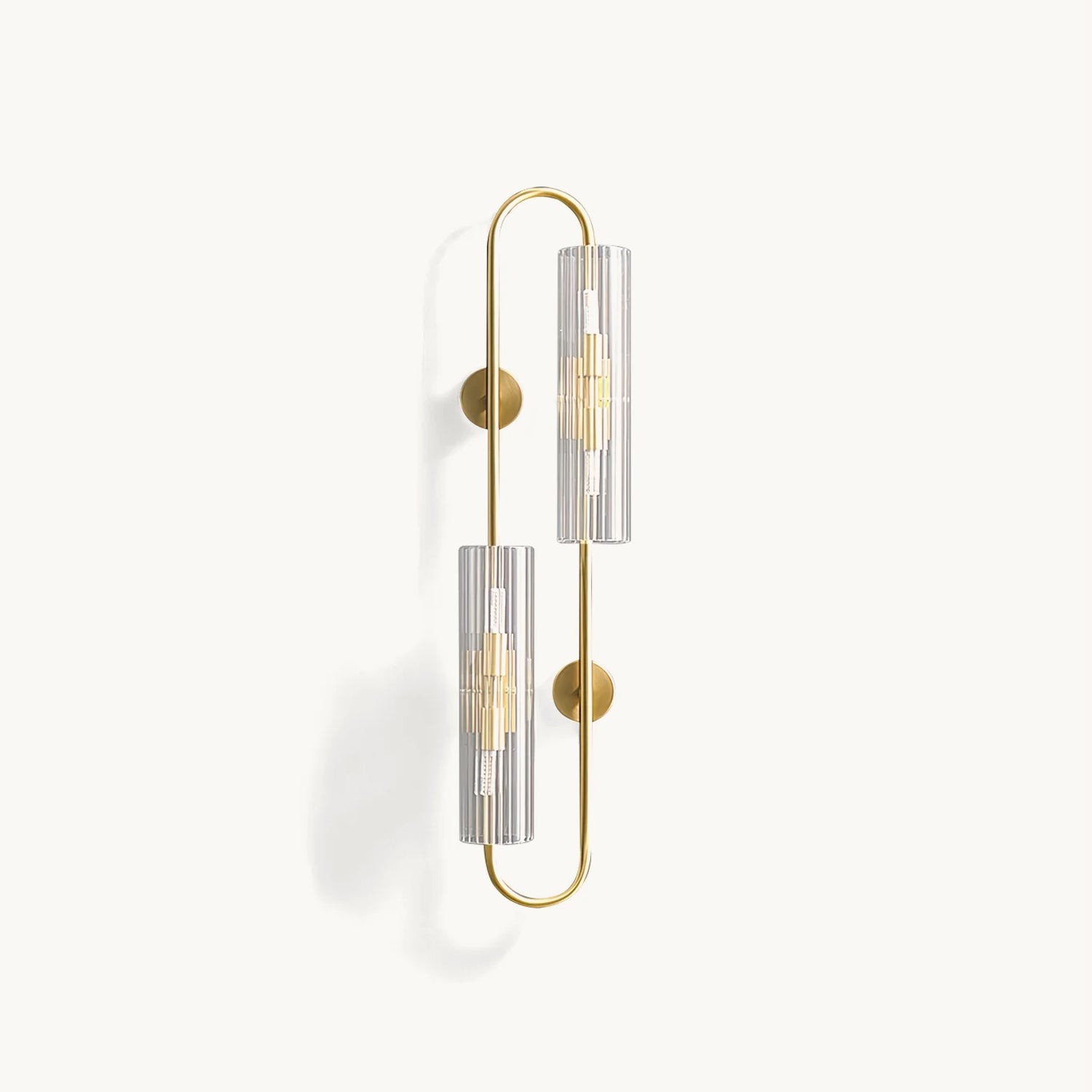 Dubbele messing wandlamp HL1138