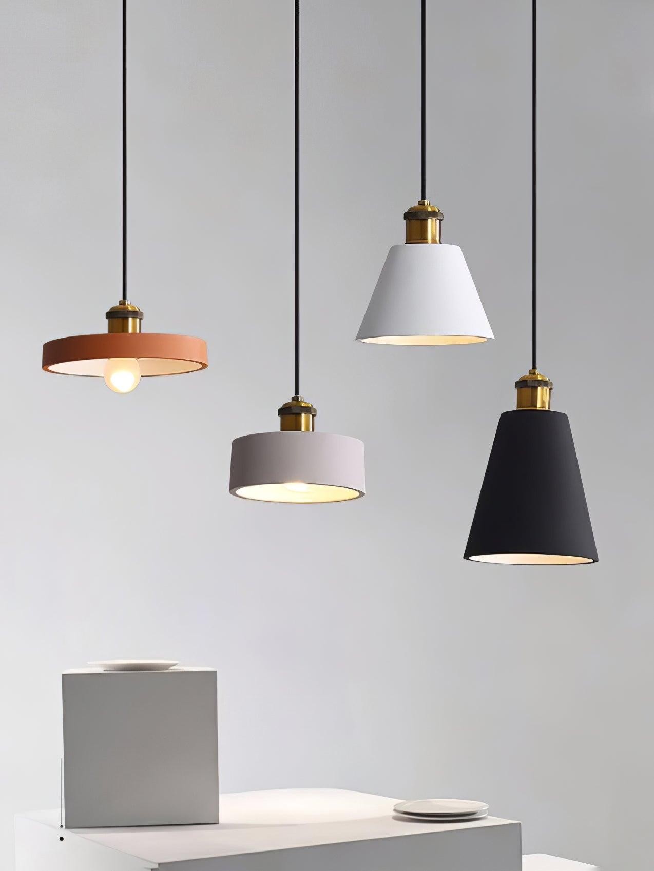 Moderne hars geometrische hanglamp HL787
