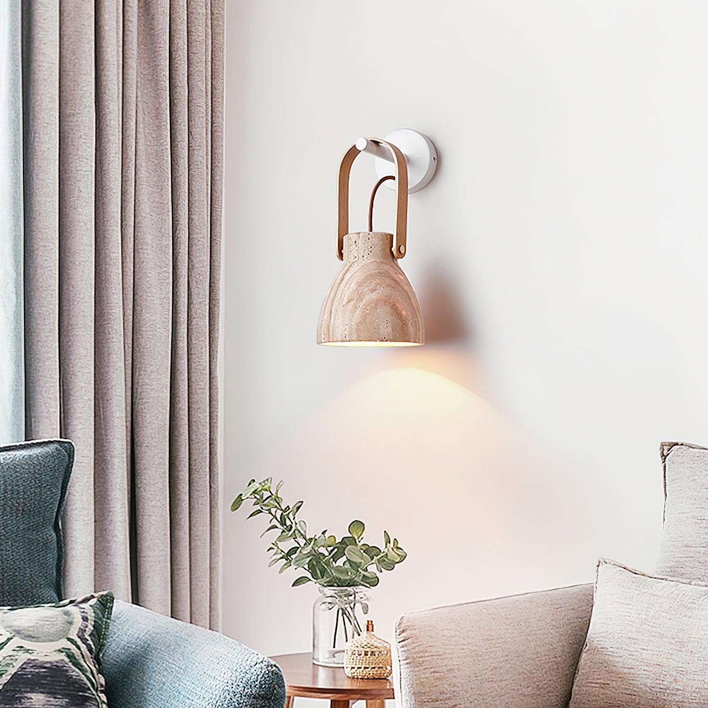 Gepersonaliseerde creatieve gebogen draagbare wandlamp HL512
