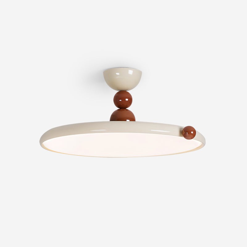 Franse stijl retro ronde vliegende schijf plafondlamp HL704