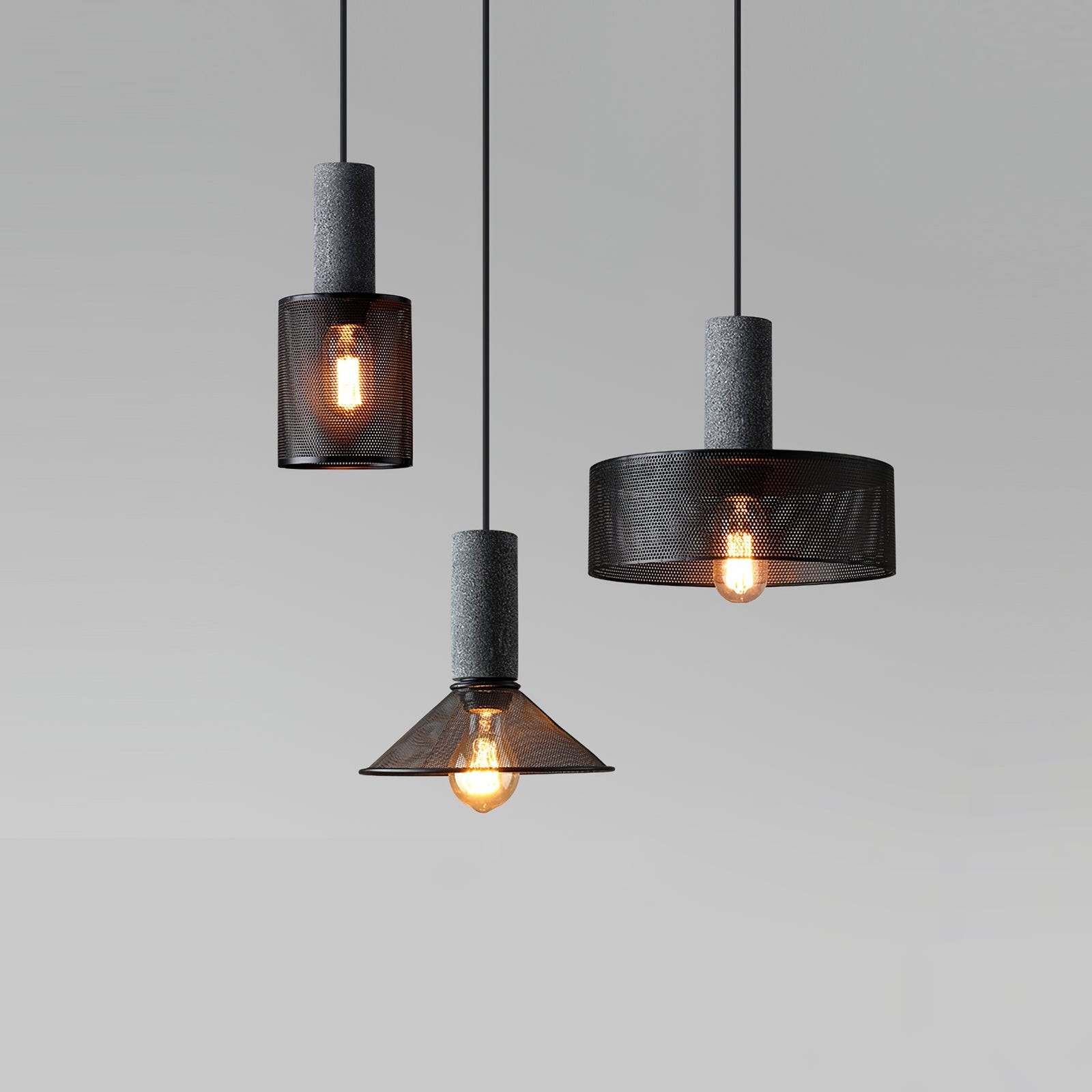 Cement Mesh Hanglamp HL503