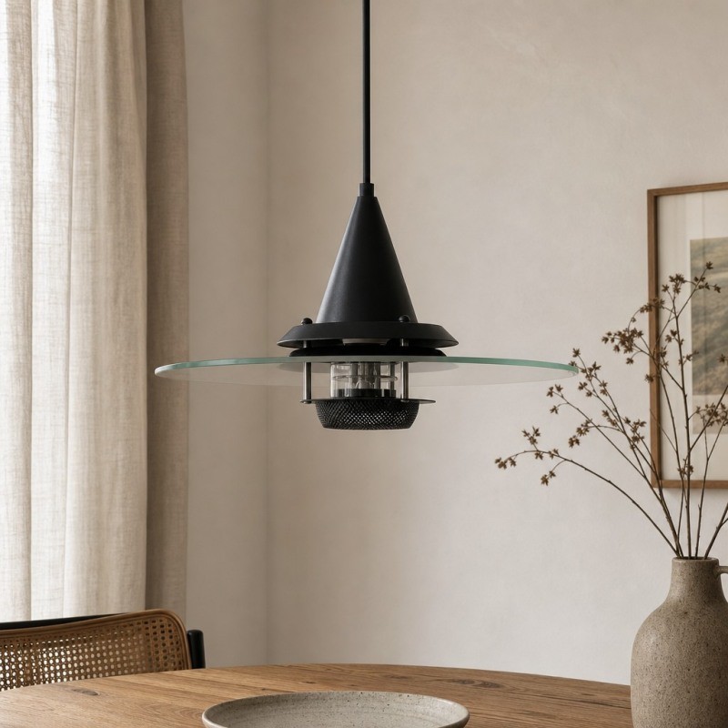 Moxellan Vintage Hanglamp - Moderne UFO-hanglamp voor eetkamer, studio en bar HL3609