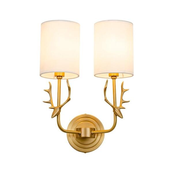 Hertenkop Wandlamp
