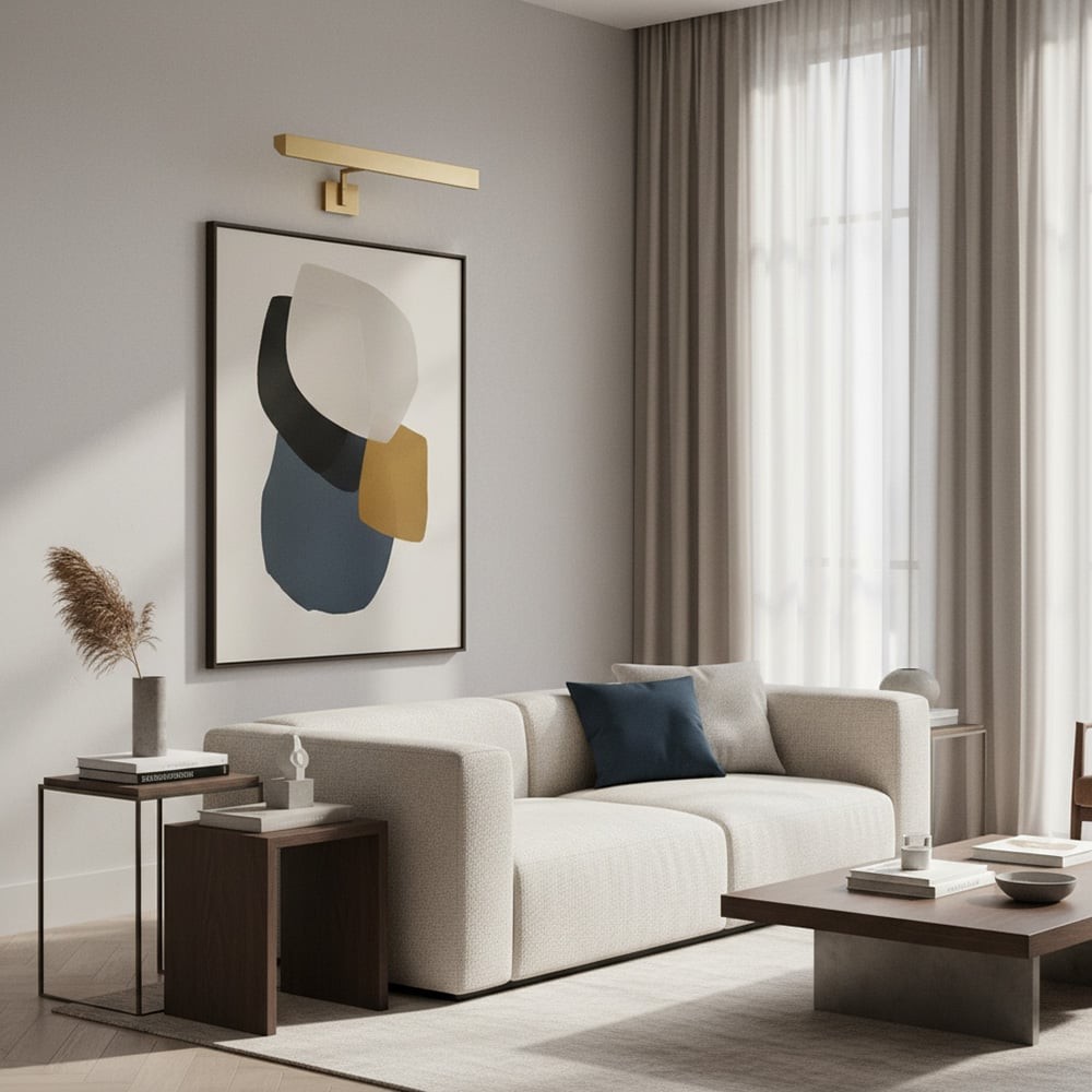 Minimalistische slanke wandlamp - Metalen kunstlamp HL1813