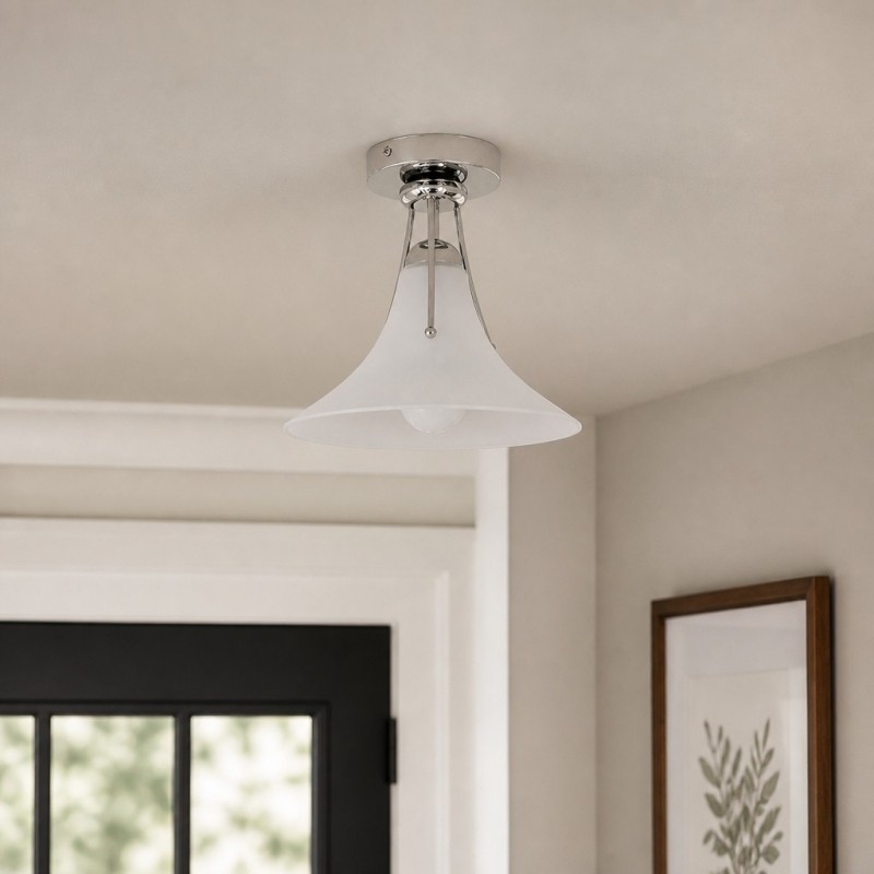 Kallera Magnolia-geïnspireerde plafondlamp - Moderne verlichting voor eetkamer en hal HL3595