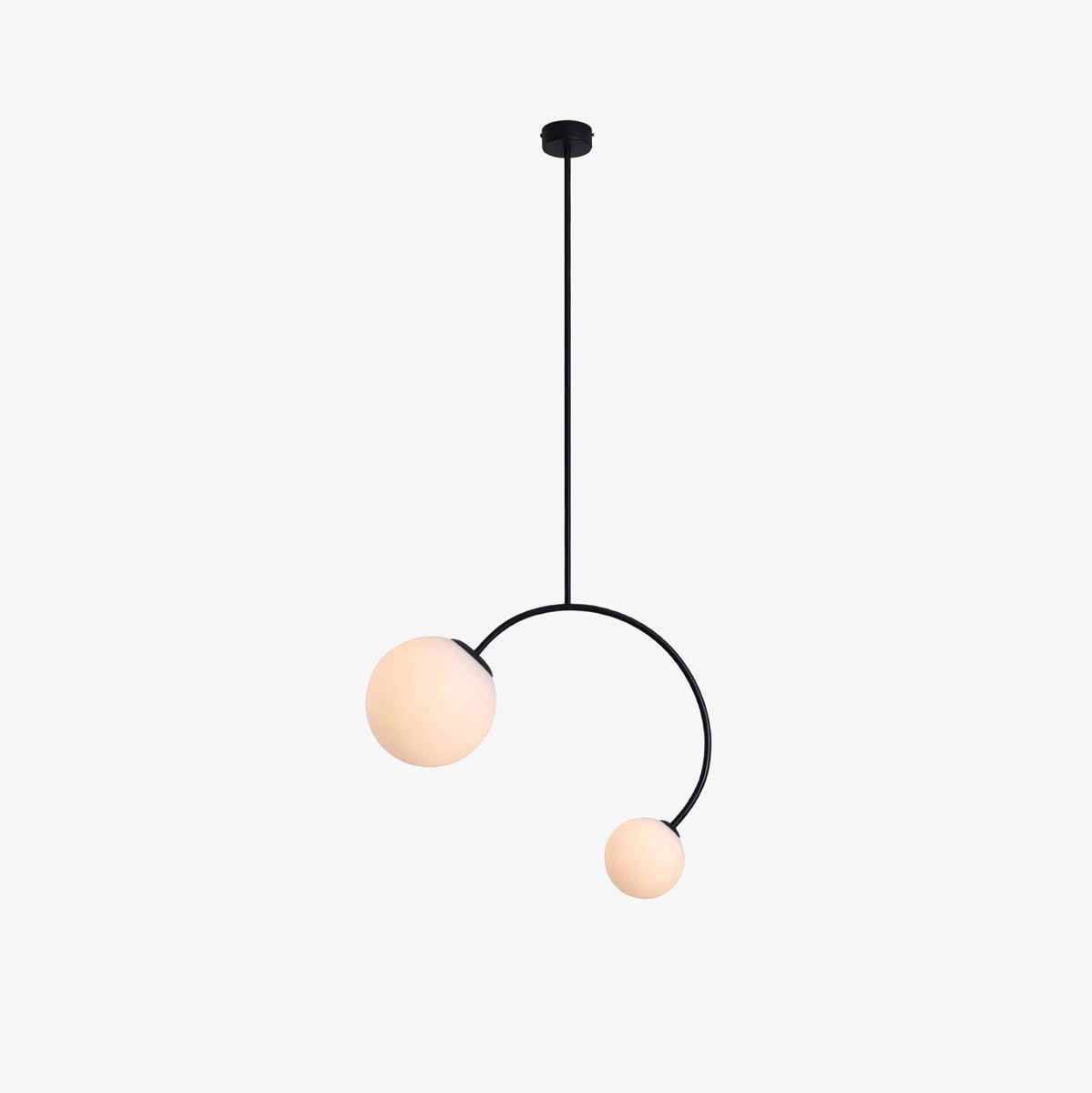 Creatieve dubbele glazen hanglamp HL365