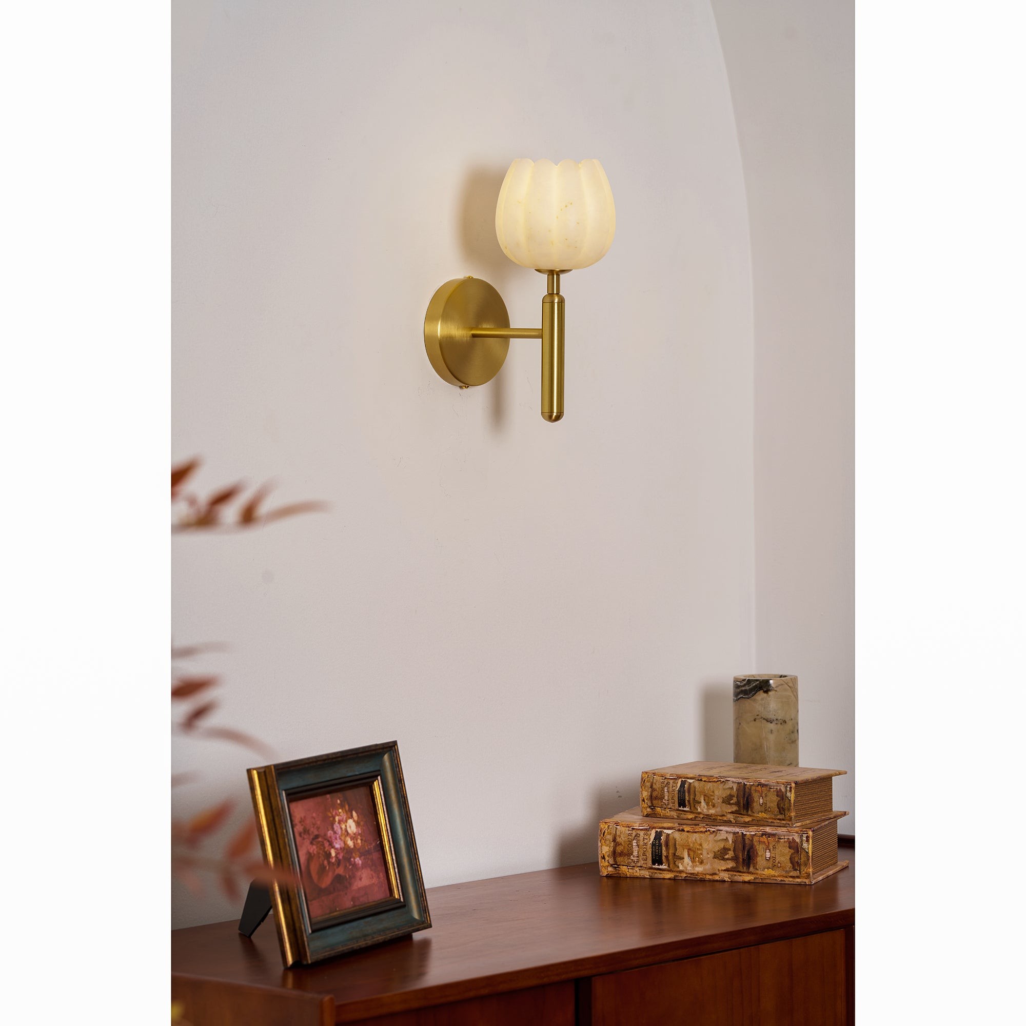 Mian alabaster wandlamp HL2992