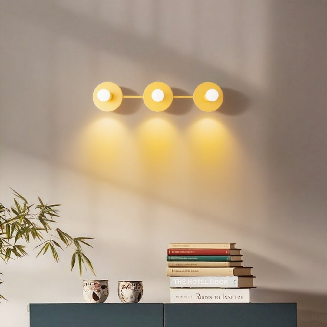 Sferische wastafelwandlamp - Moderne badkamerverlichting met 3 lampen HL1411