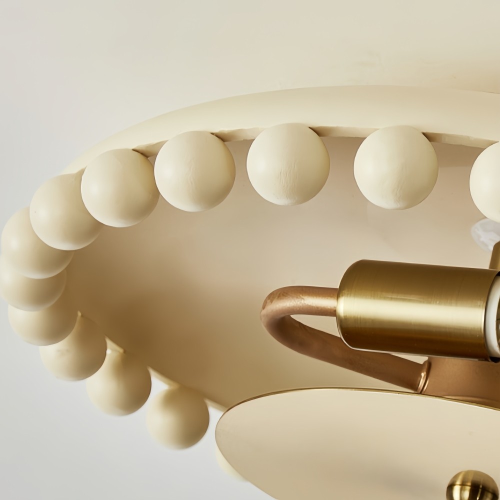 Crèmekleurige creatieve hal plafondlamp HL397