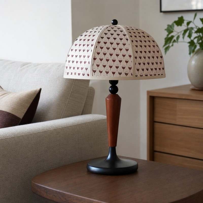 Fennary Franse vintage tafellamp - Elegant klassiek ontwerp voor slaapkamer en woonkamer HL3596