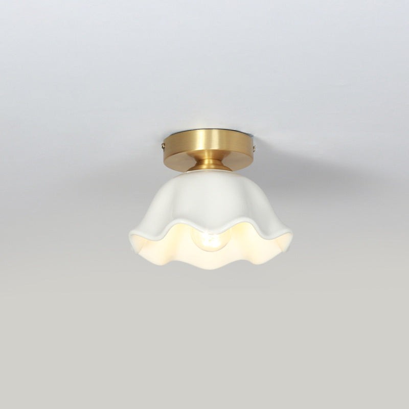 Blossom Glow Mid-Century keramische plafondlamp HL3505