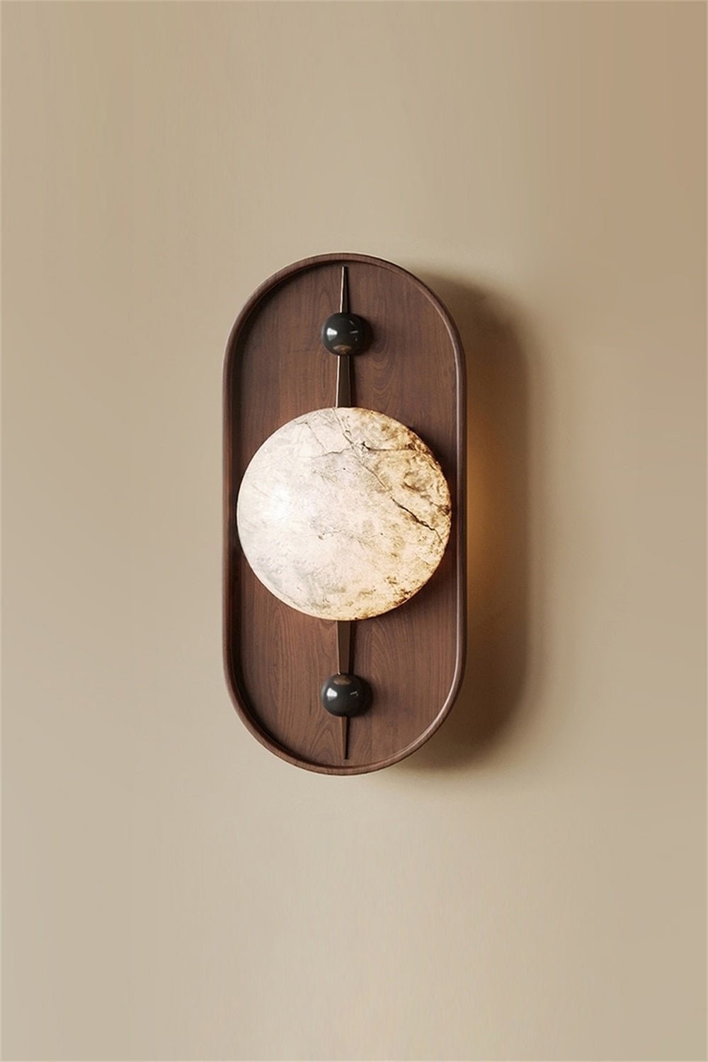 Bezel alabaster wandlamp HL2946