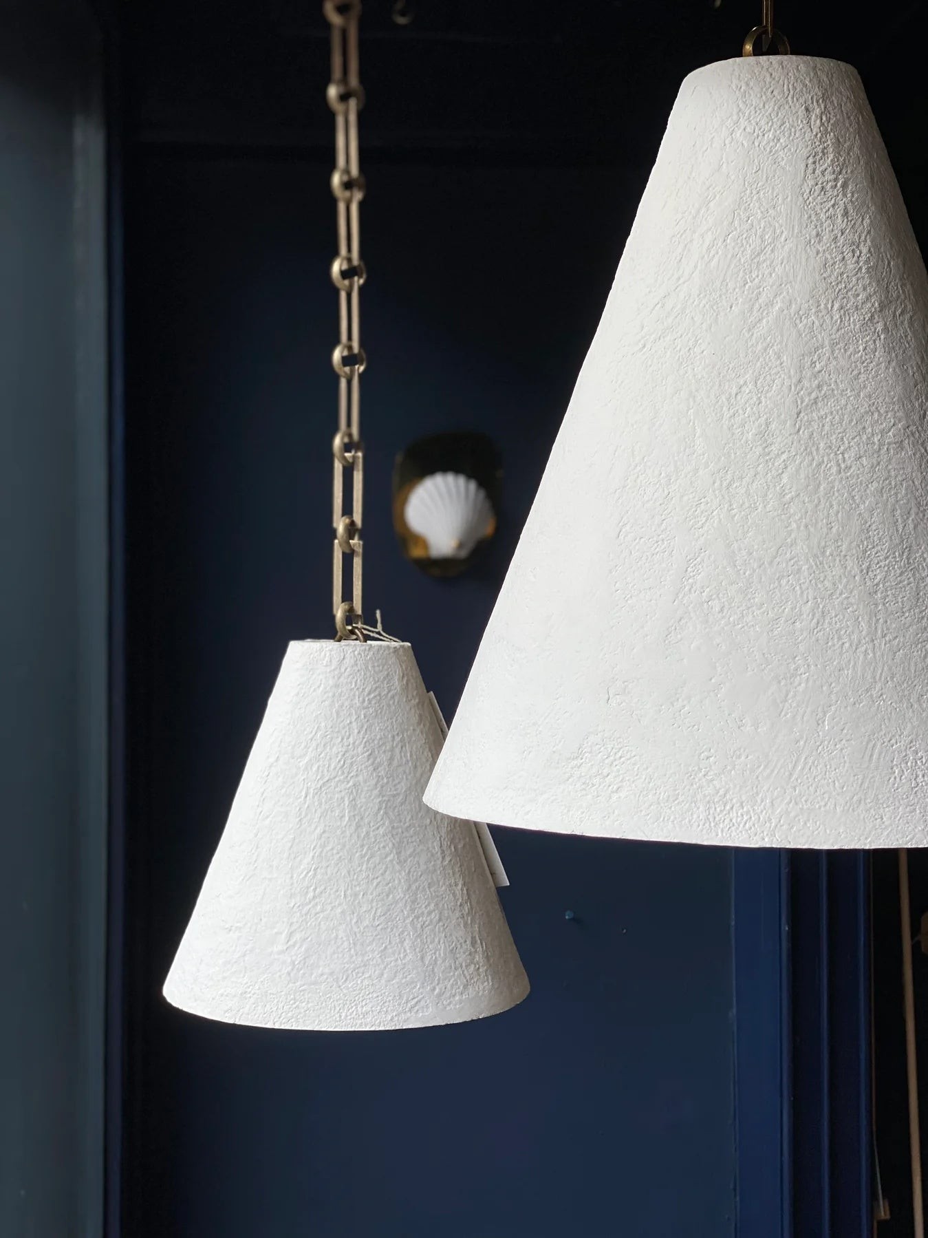 Hanglamp HL3194 van wit gips