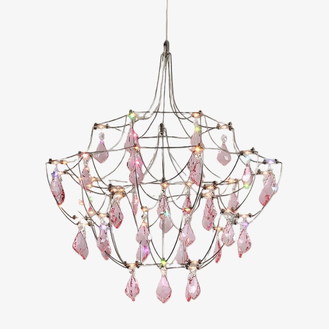 Crynora Franse kristallen kroonluchter - Romantisch vuurvliegdesign in luxe stijl voor eetkamer of slaapkamer HL2304