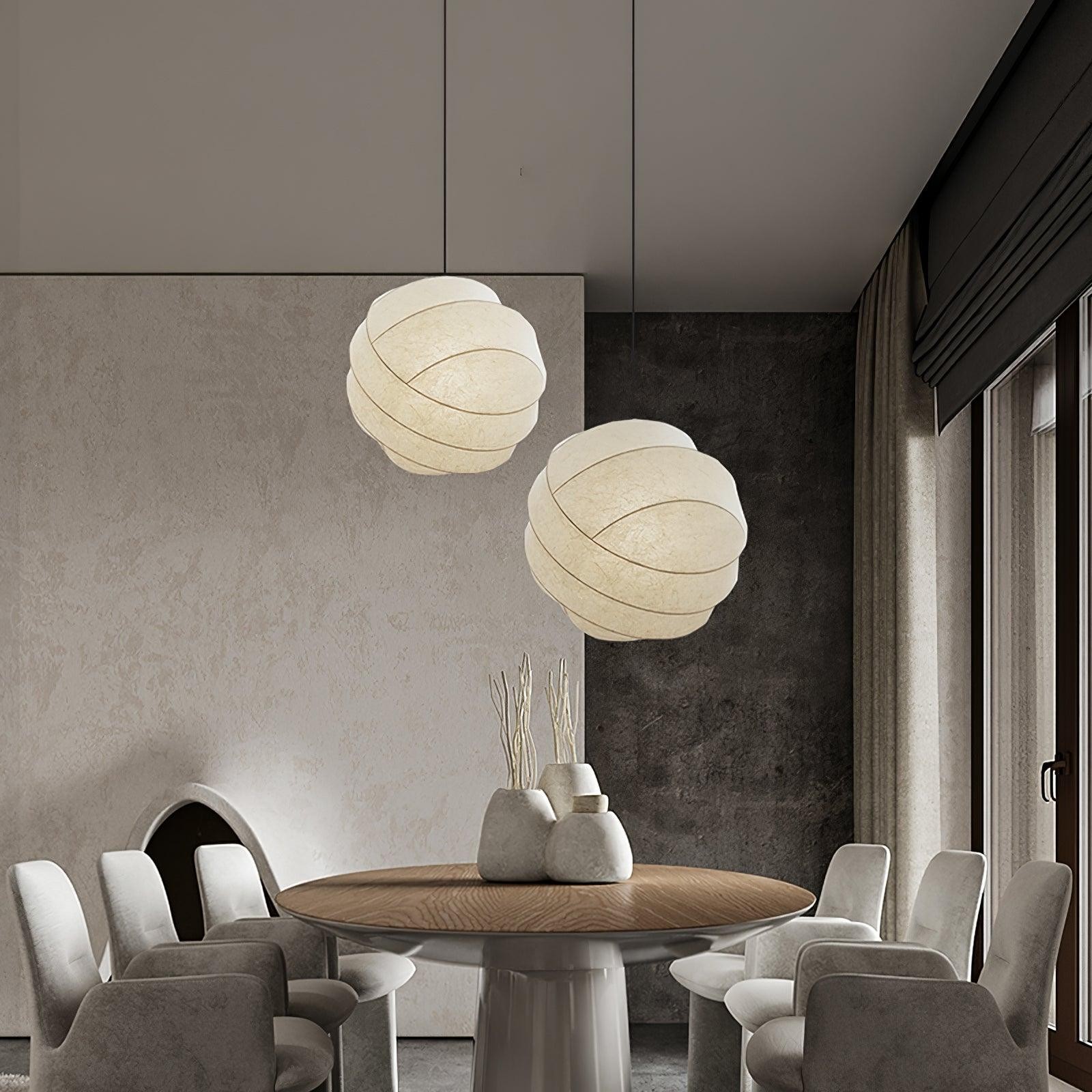 Wabi-Sabi Stijl Fiber Cocoon Hanglamp HL861