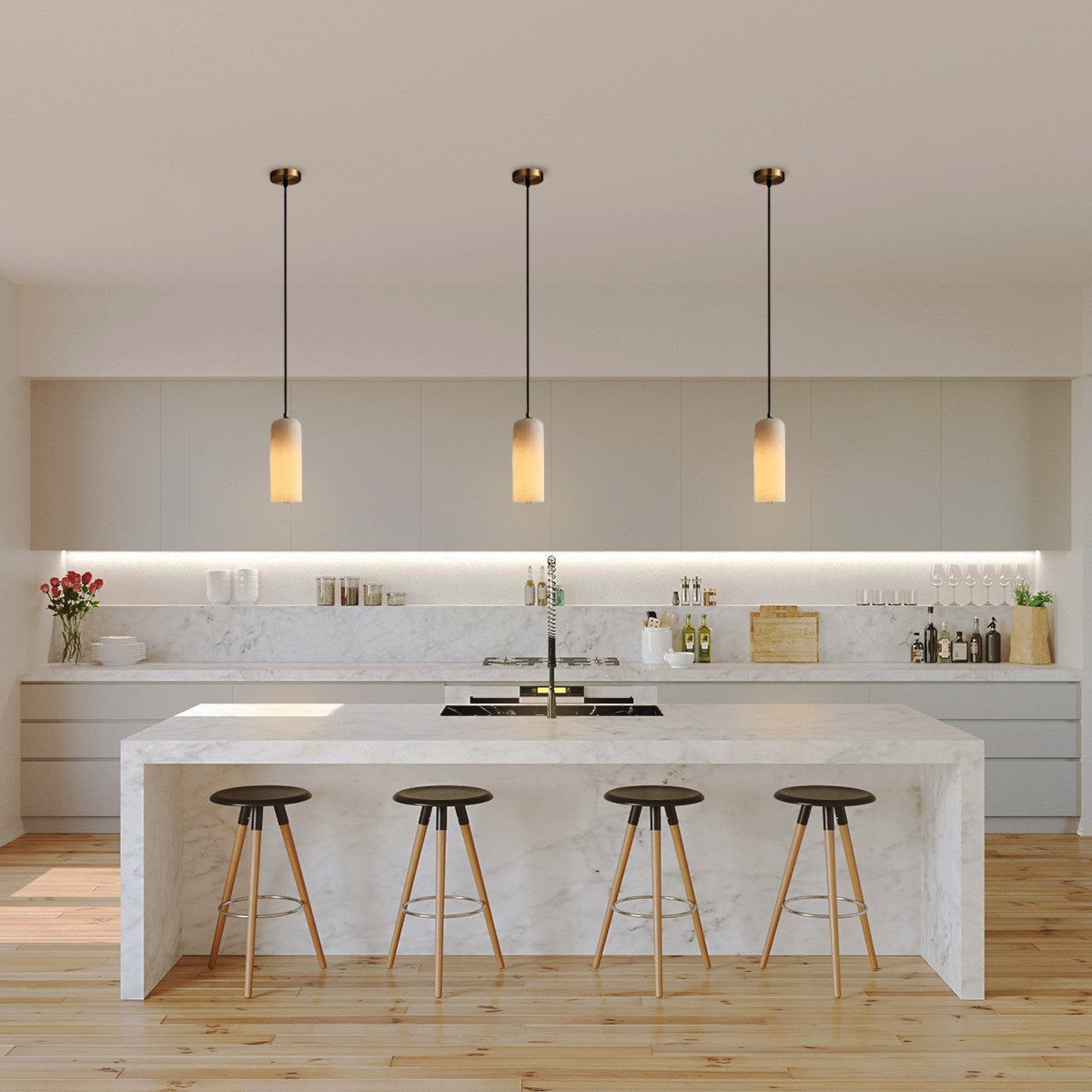 Nordic Modern Alabaster Monty hanglamp HL3441