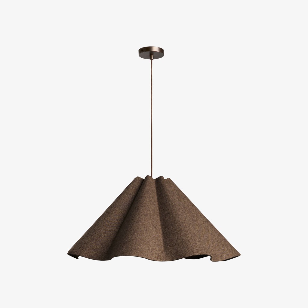 Weavara Sculpturale Hanglamp van Stof en Metaal - Moderne Hanglamp voor Eet- of Woonkamer HL1850