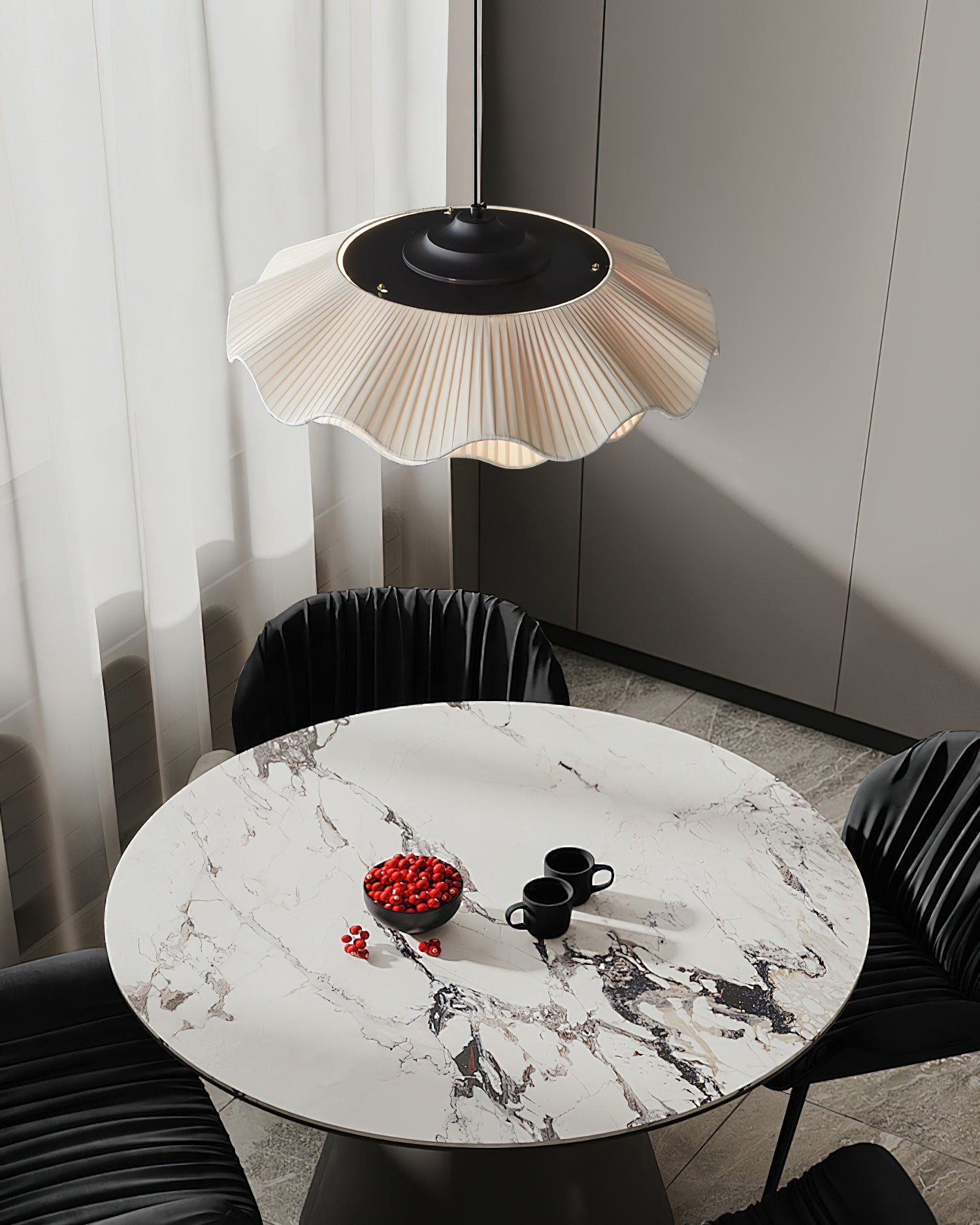 Franse stijl witte hanglamp HL917