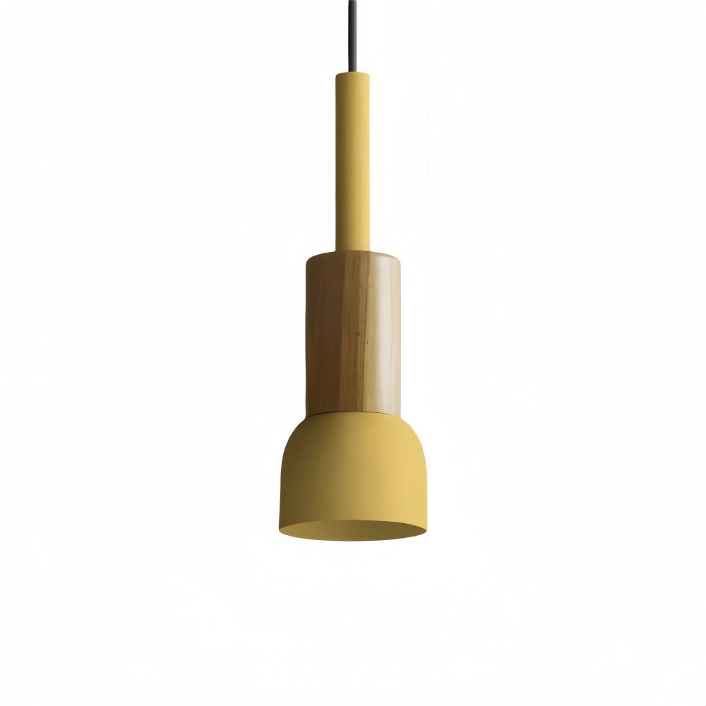 Macaron Iron Hanglamp - Geometrische Houten Lamp voor de Entree HL1065