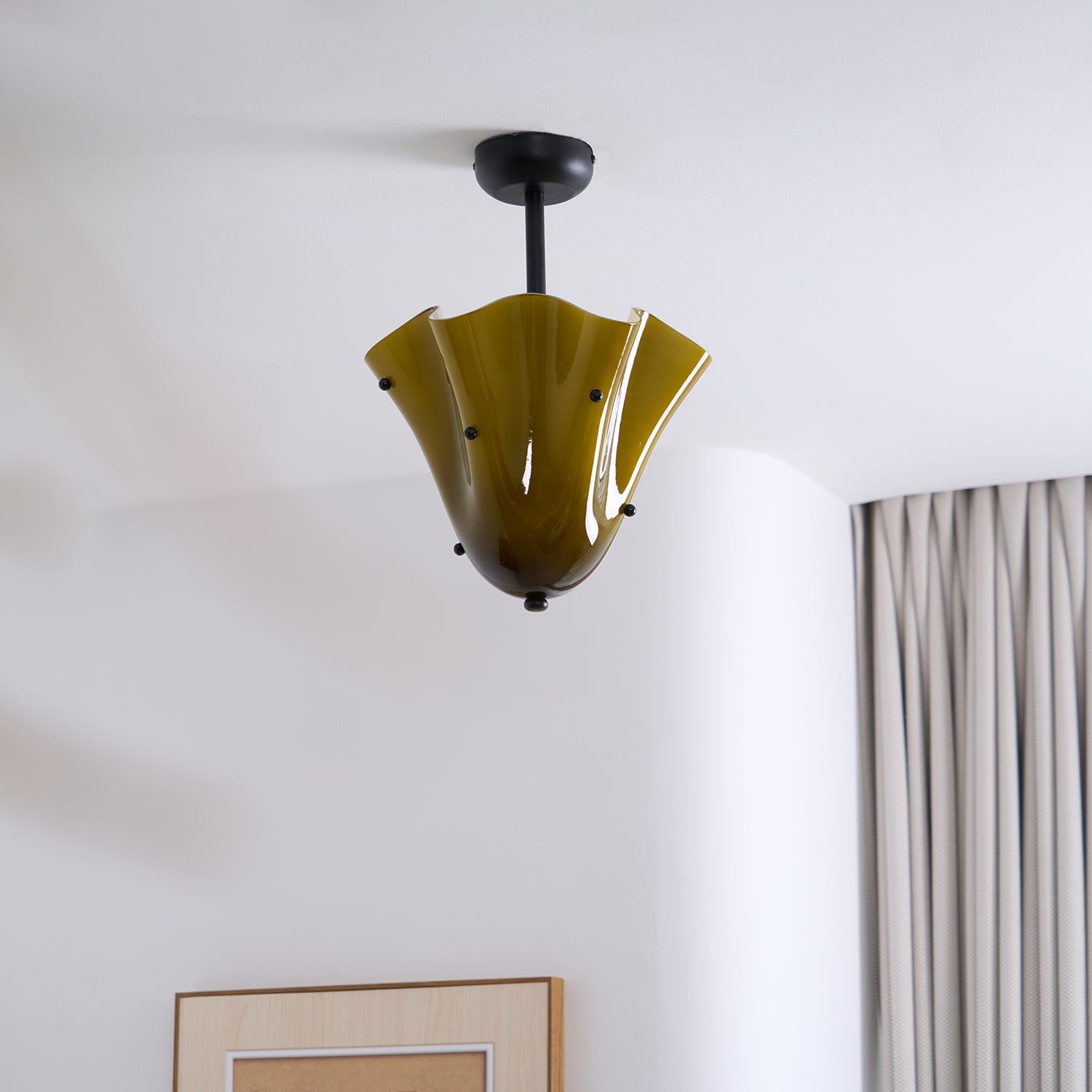 Bellina Decoratieve Glazen Plafondlamp - Moderne Sculpturale Plafondlamp HL1645