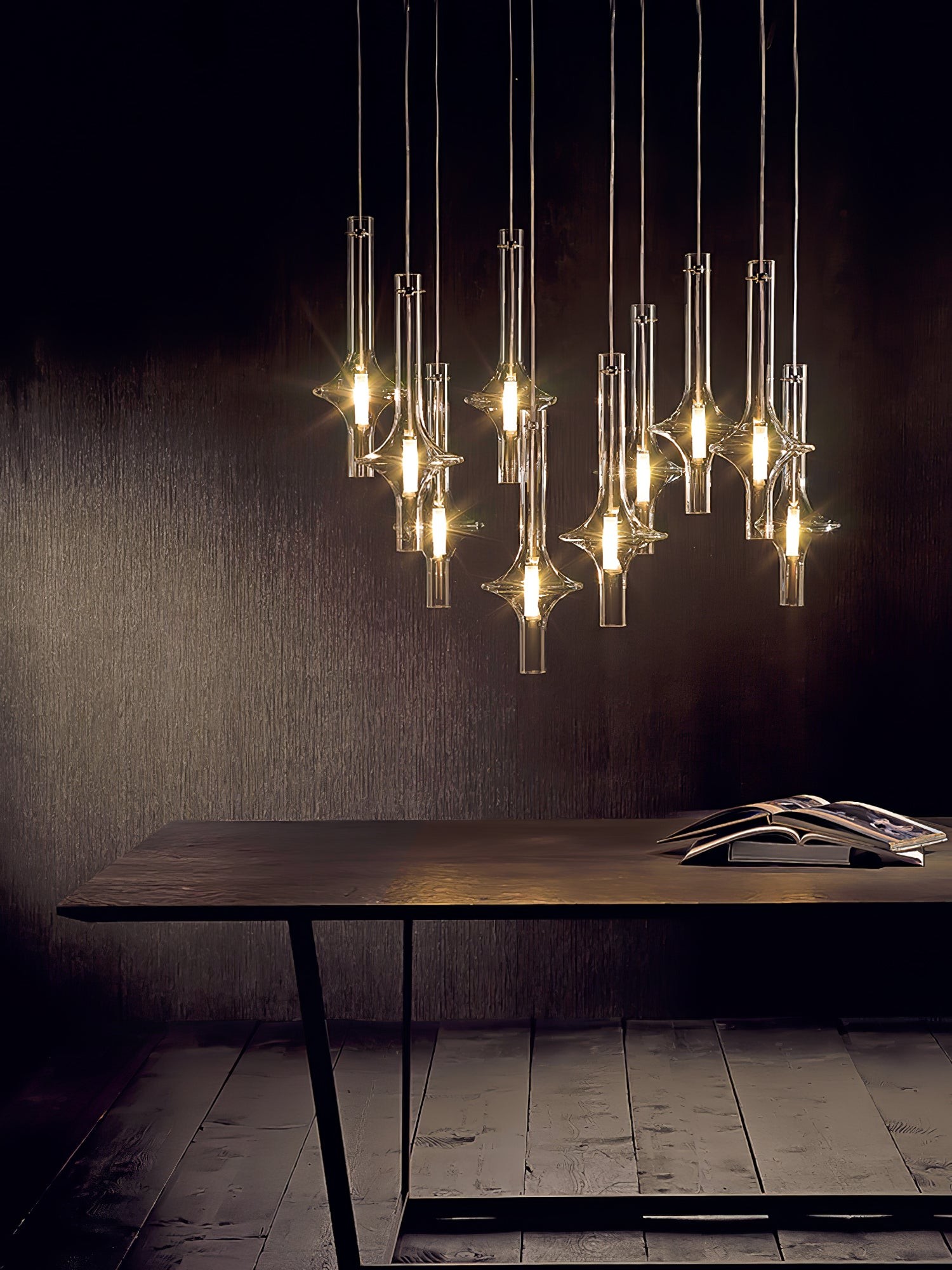 Moderne creatieve glazen buis hanglamp HL827
