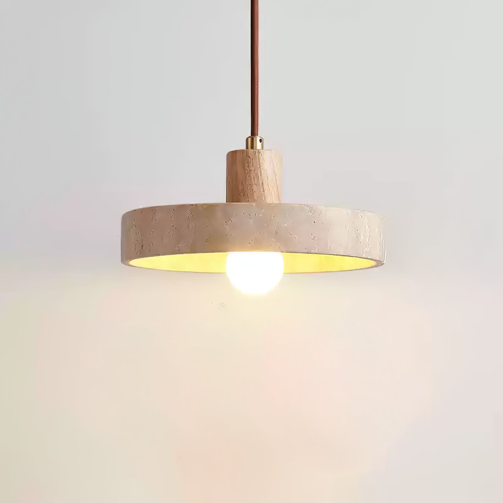 Nordic Travertine schijfvormige hanglamp HL1113