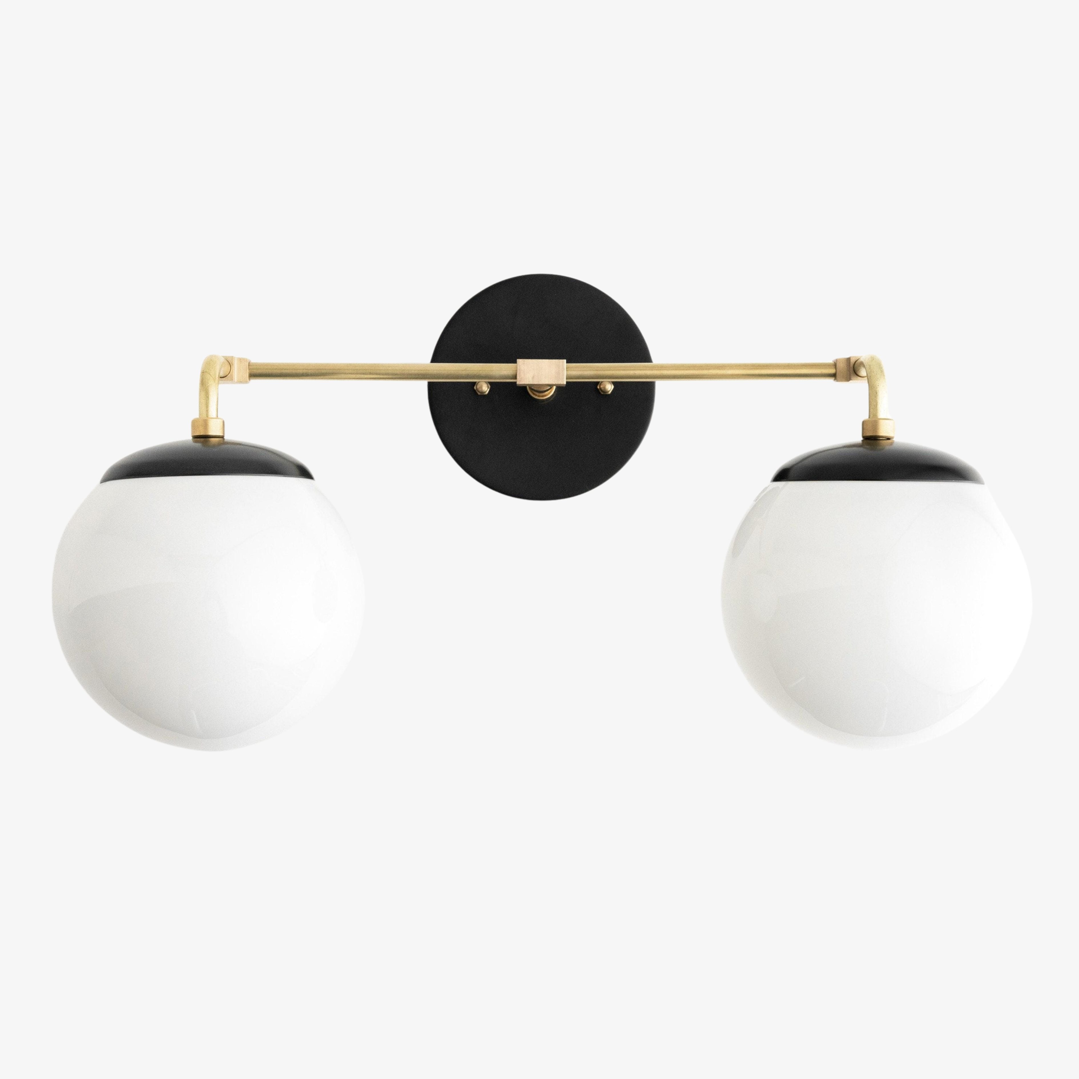 Glorica Glazen Wandlamp - Moderne Vintage Badkamerlamp HL1738
