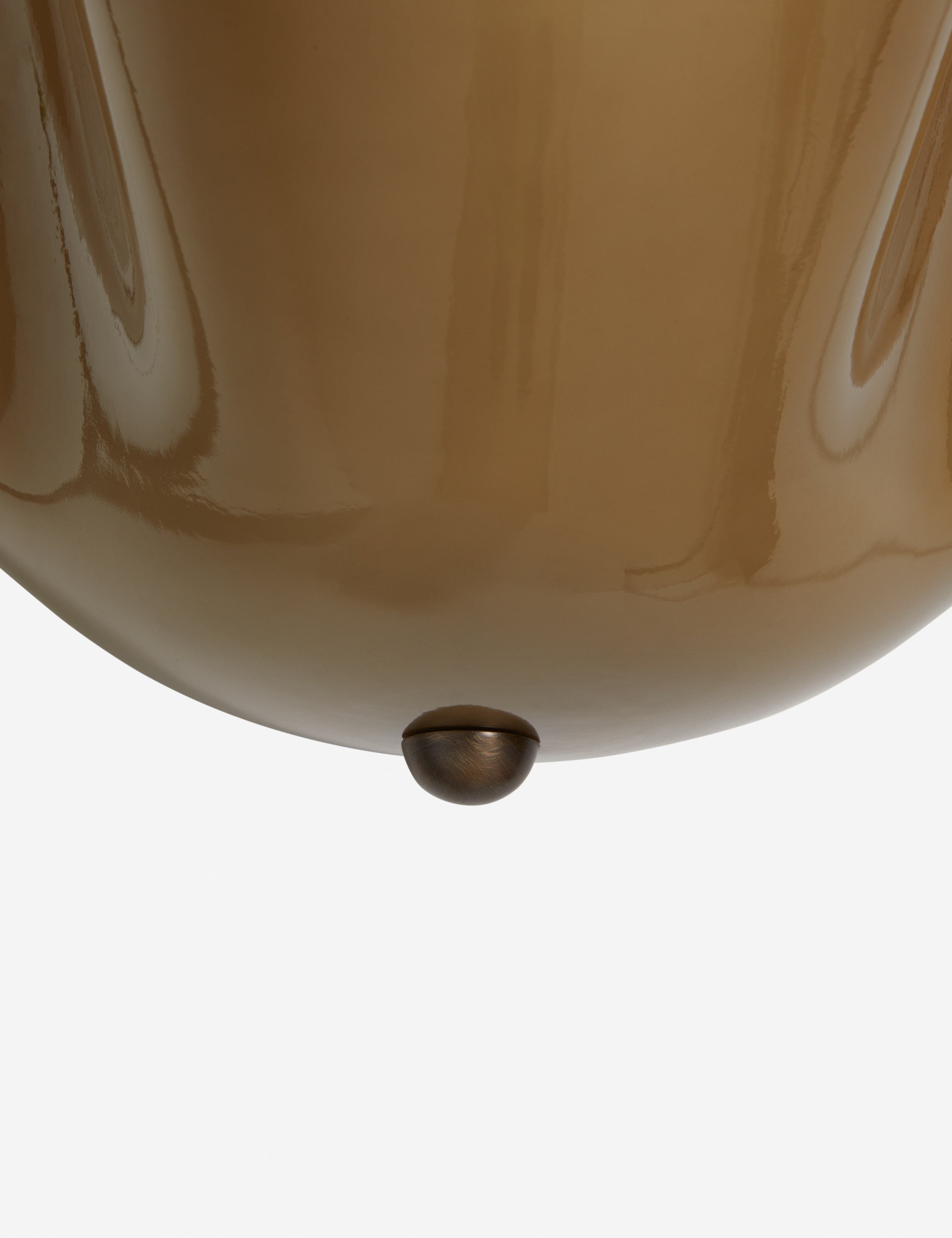 Bellina glazen plafondlamp - messing accent moderne armatuur HL1646