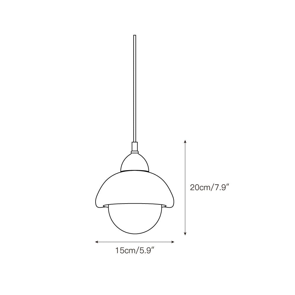 Polaris marmeren hanglamp HL3205
