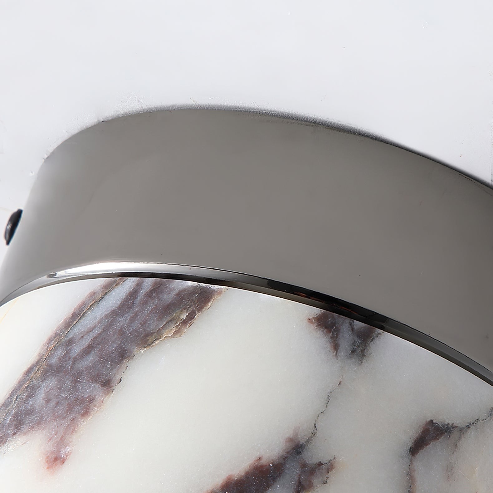Ronde marmeren plafondlamp HL3180