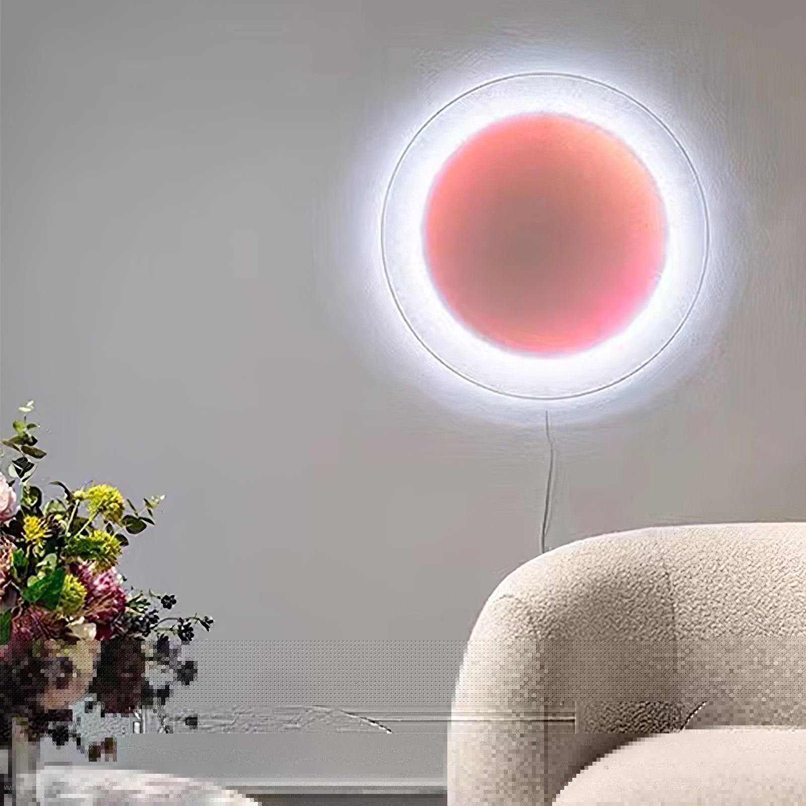 Moderne eenvoudige plug-in ronde wandlamp HL949