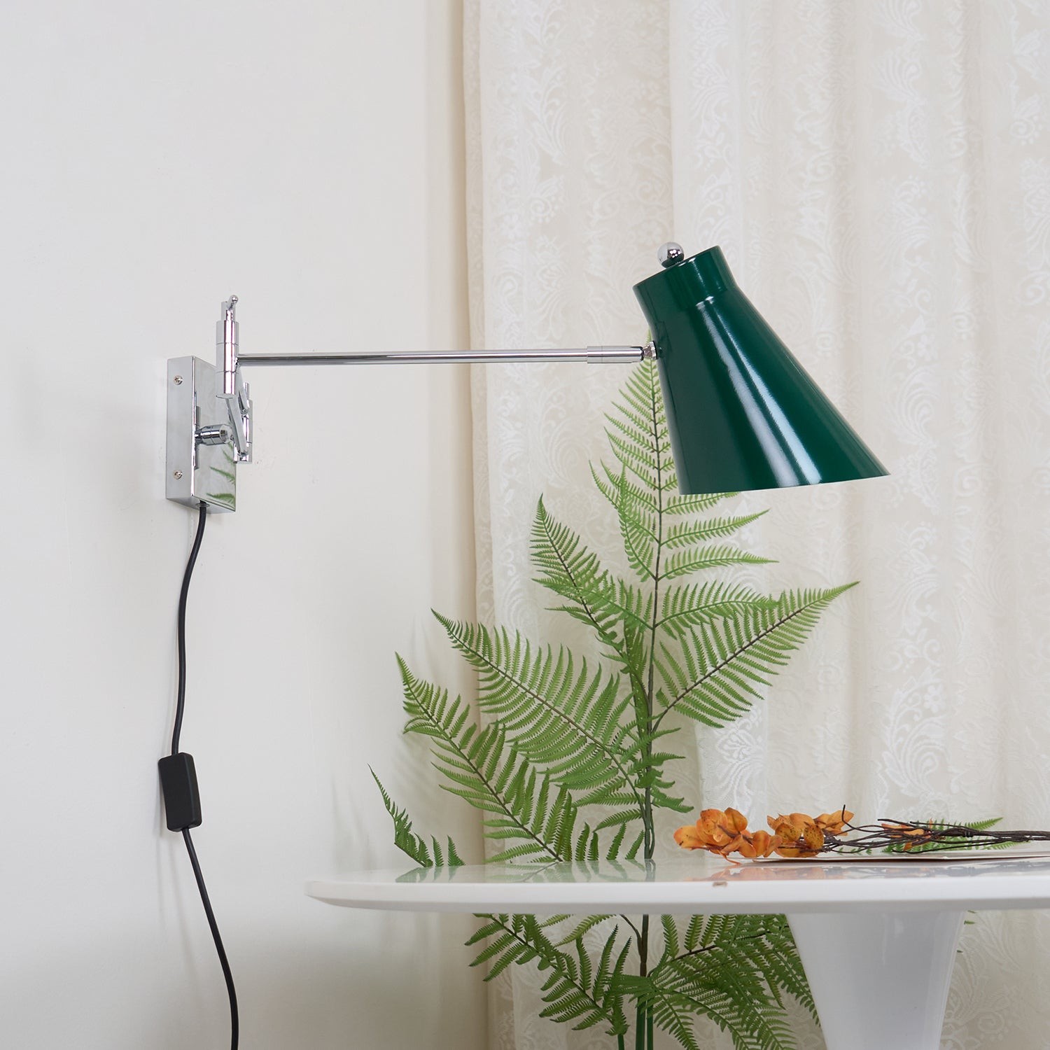 Moderne eenvoudige metalen schommellamp met stekker HL1074
