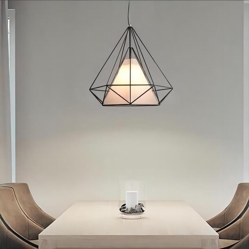 Diamond cage hanglamp
