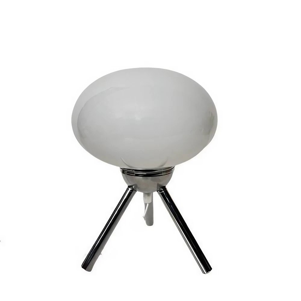 Lollipop moderne Bauhaus glazen driepoot tafellamp HL96
