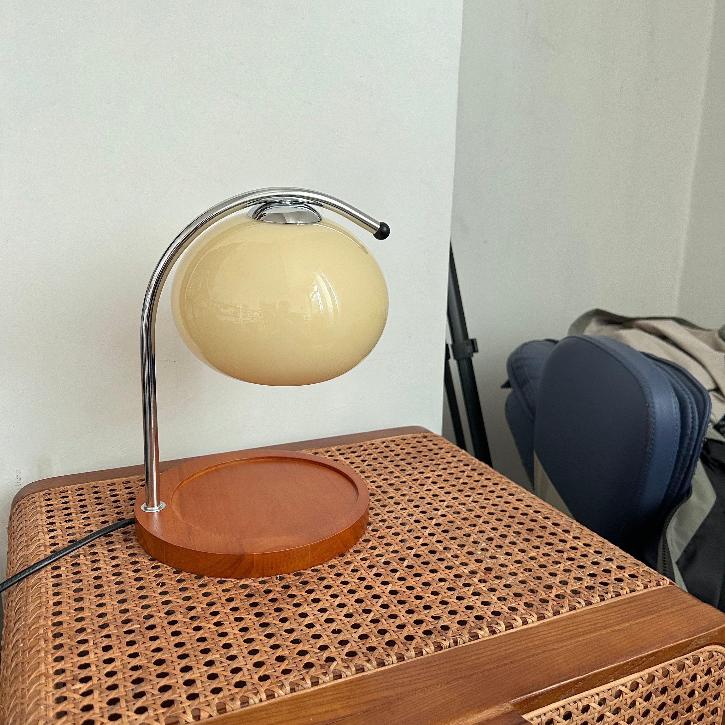 Retro Bauhaus Orb Tafellamp/ kaars warmer lamp HL171