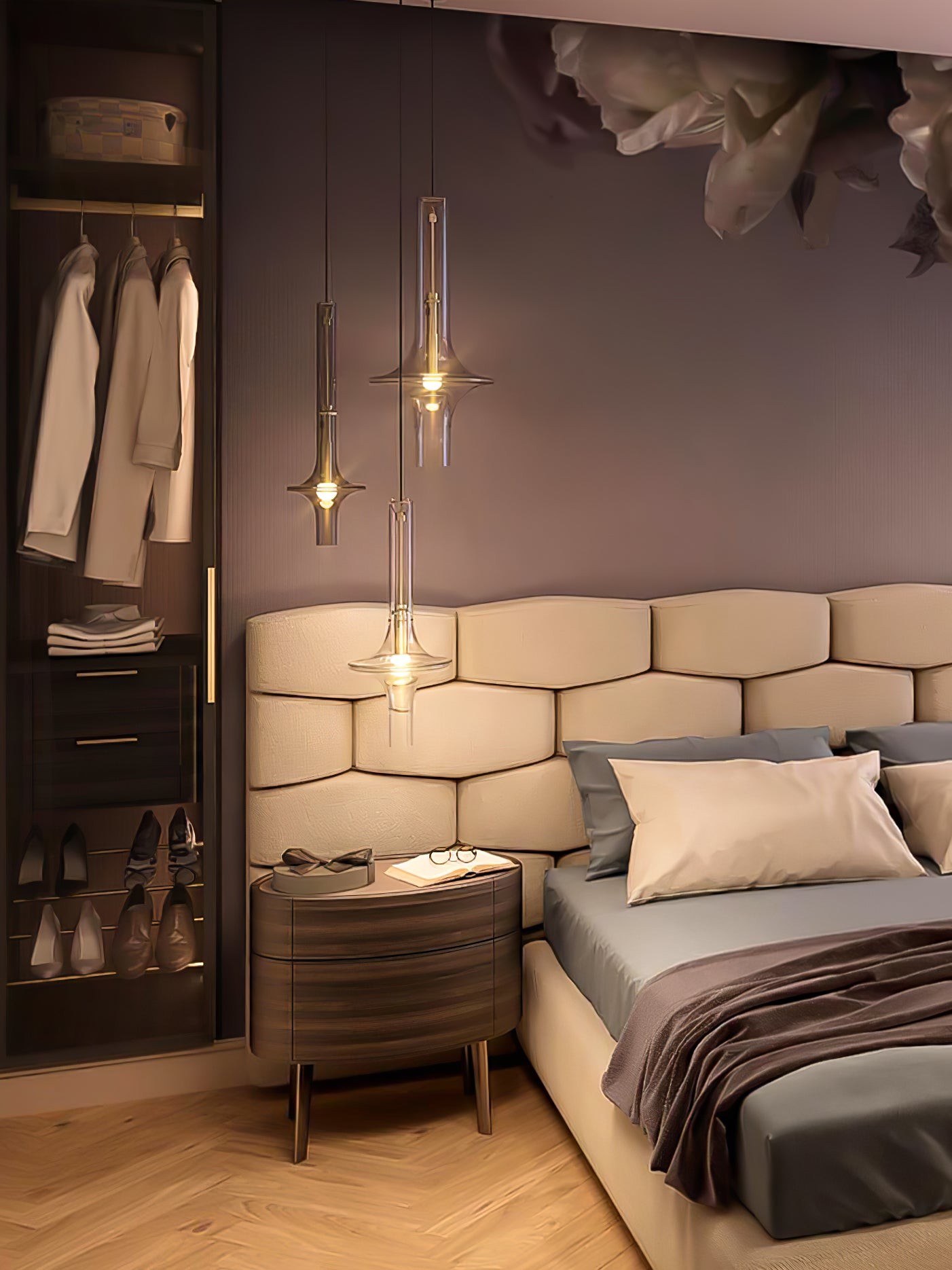 Moderne creatieve glazen buis hanglamp HL827