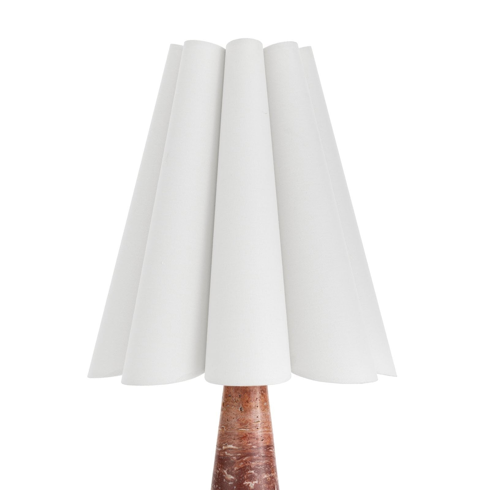 Shadon marmeren geplooide tafellamp HL3233