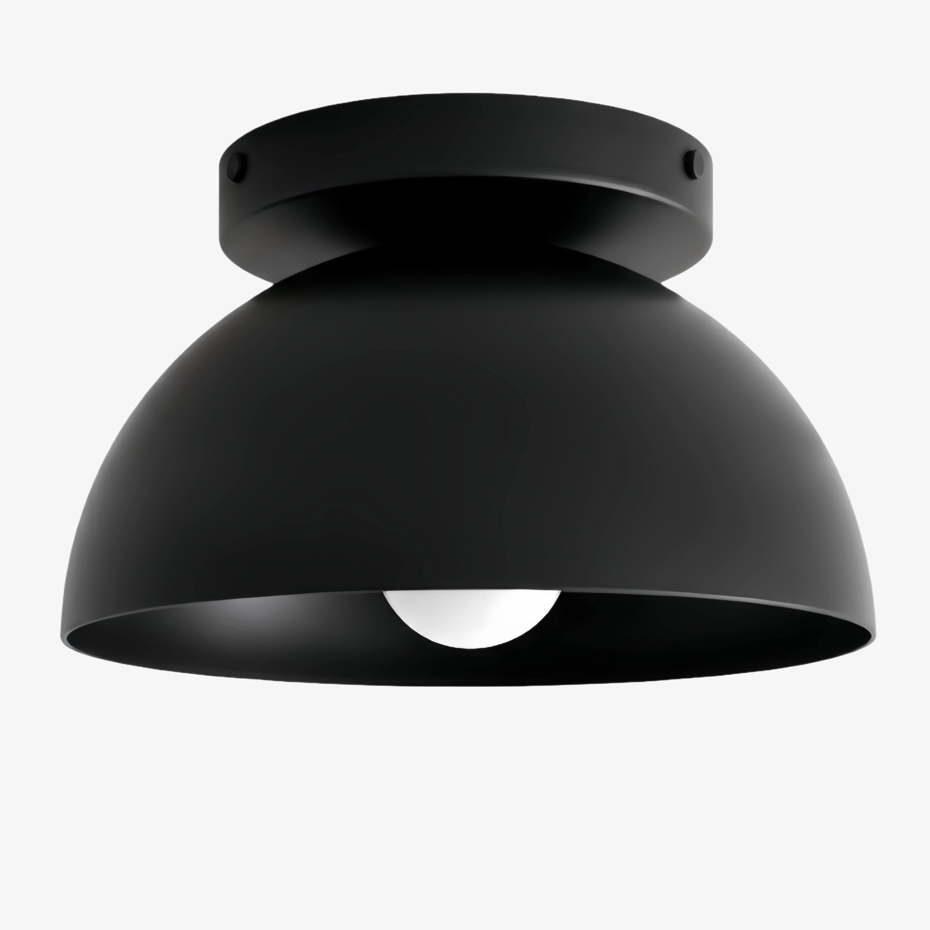 Metio Dome Shade Plafondlamp - Moderne Gekleurde Metalen Lamp voor Woonkamer en Slaapkamer HL1733