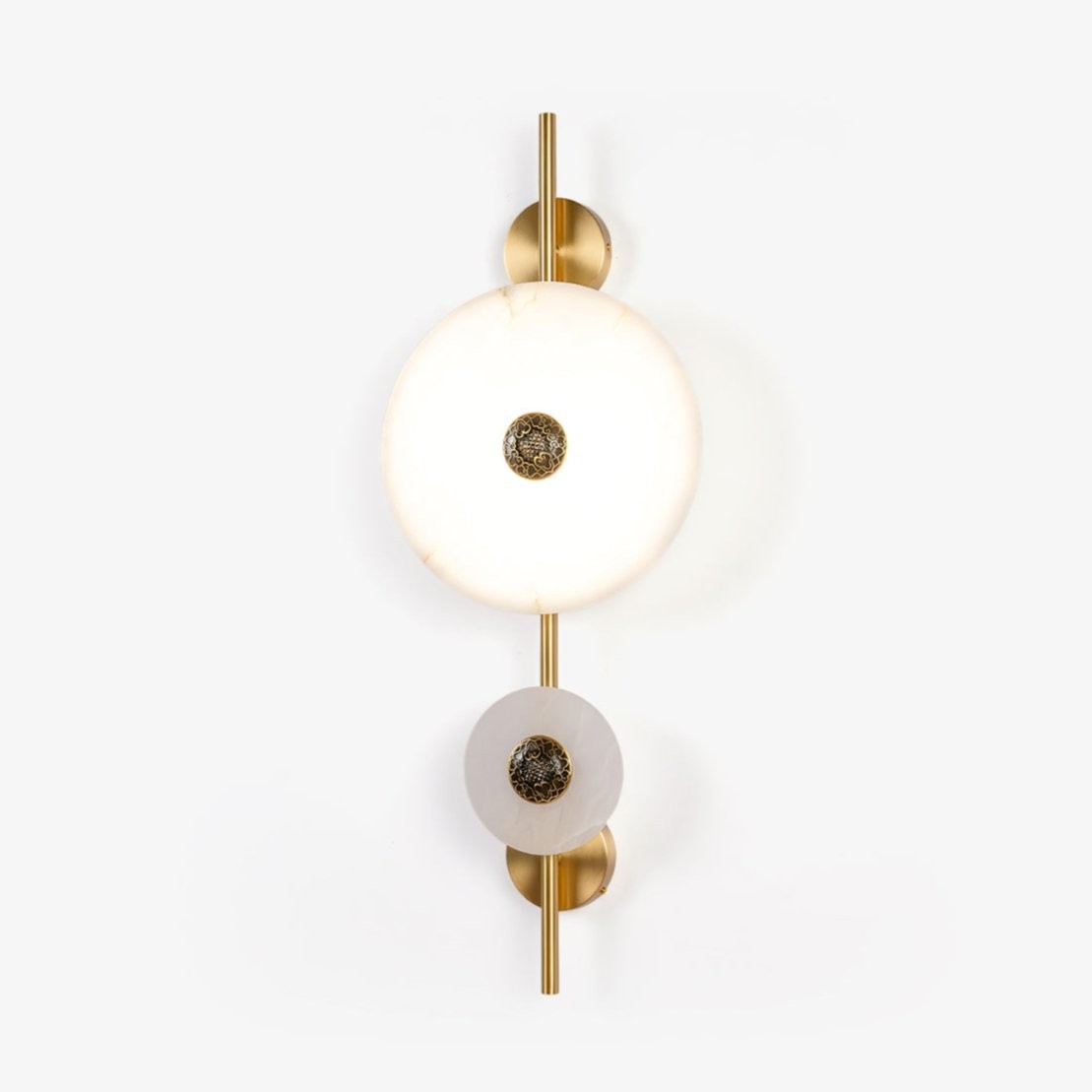 Lichte luxe schijfvormige wandlamp HL346