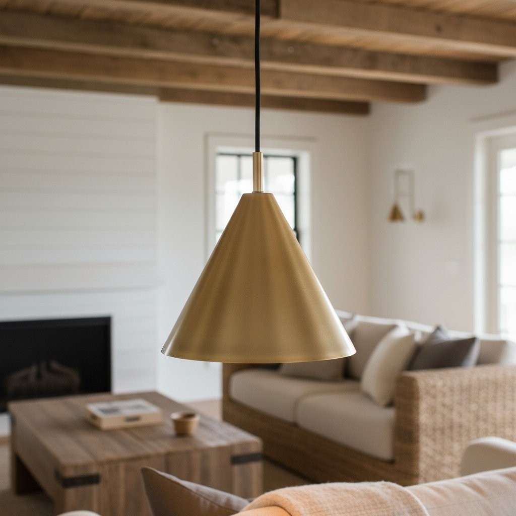 Oricone hanglamp - Klassiek en chique ontwerp met bronzen of messing afwerking, perfect voor de eet- of woonkamer HL2129