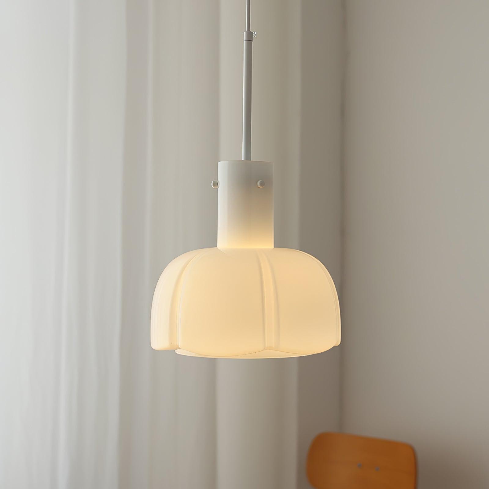 Middeleeuwse stijl glazen knop hanglamp HL619