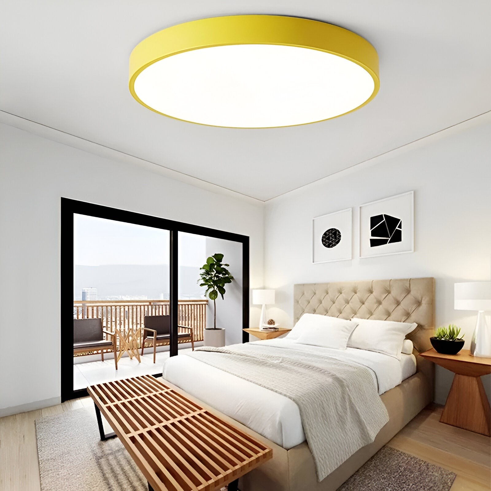 Nordic Macaron Ronde LED Plafondlamp HL1291
