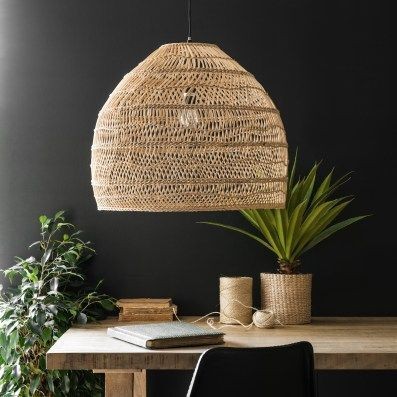 Rustieke Rieten Mand Rotan Kooi Hanglamp HL161