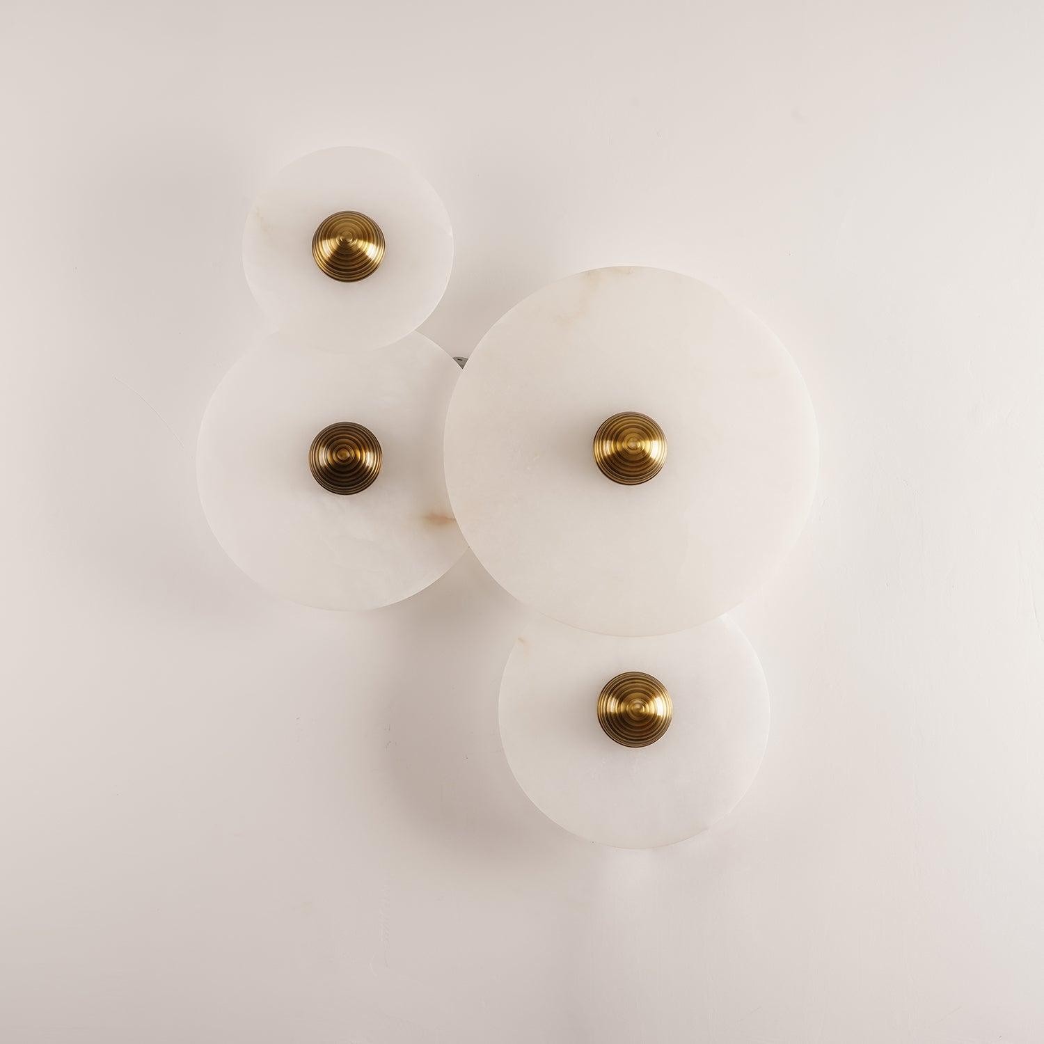 Creatieve marmeren ronde wandlamp HL717