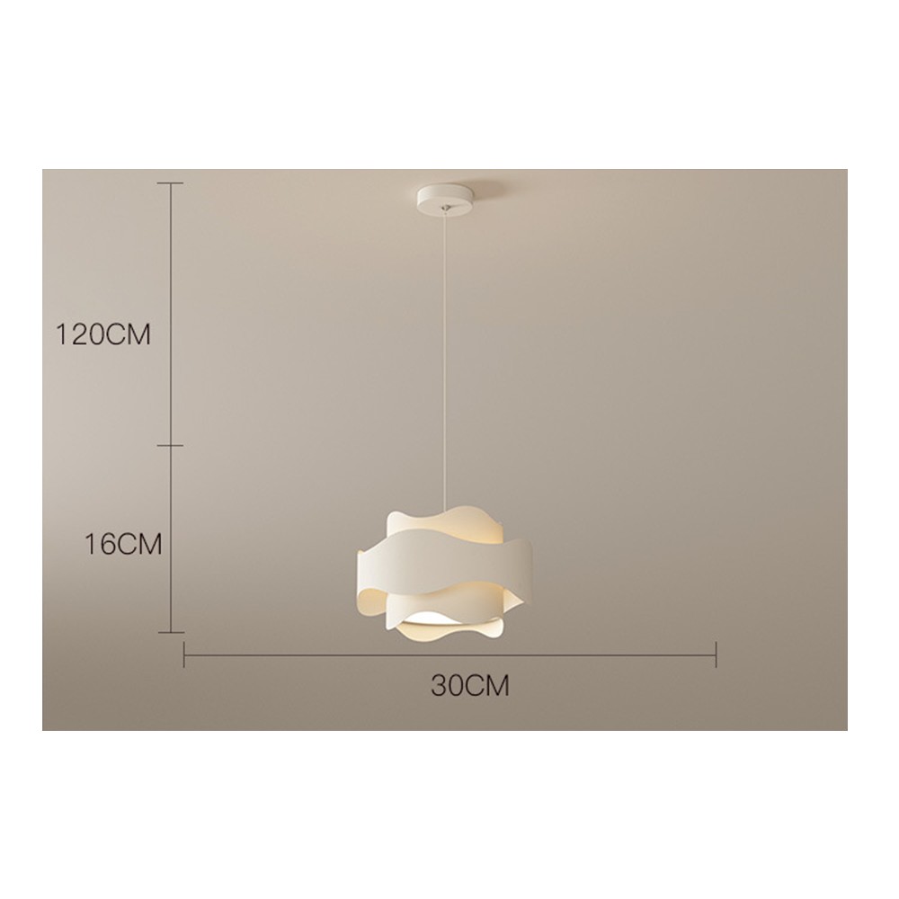 Crèmekleurige moderne minimalistische slaapkamer hanglamp HL474